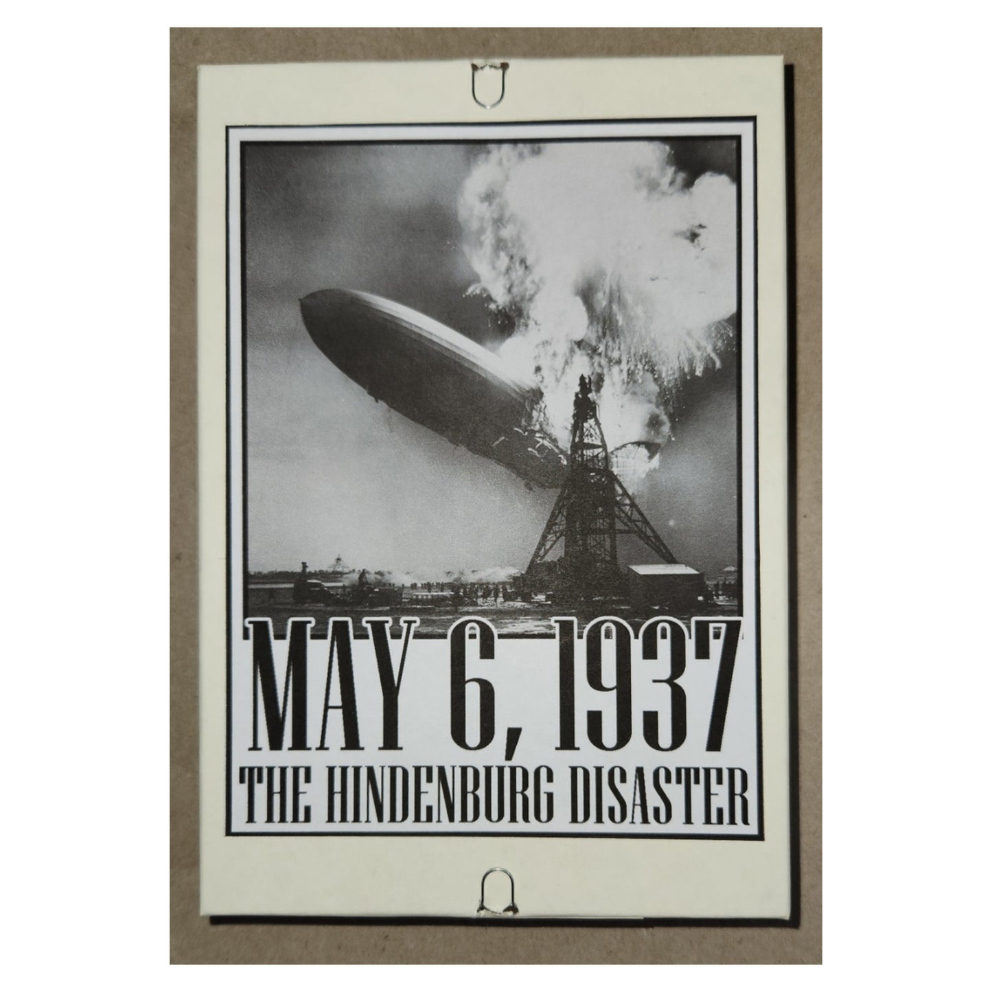 1010-121 Hindenburg Disaster, May 6, 1937