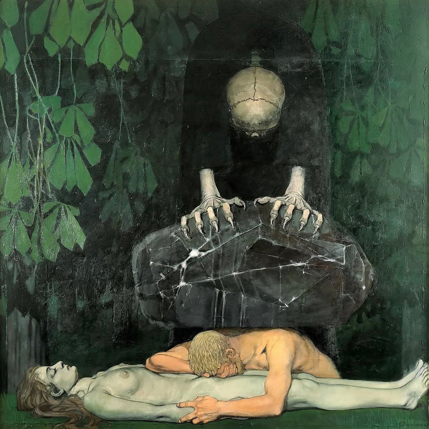 1010-145 Grief - Oskar Zwintscher