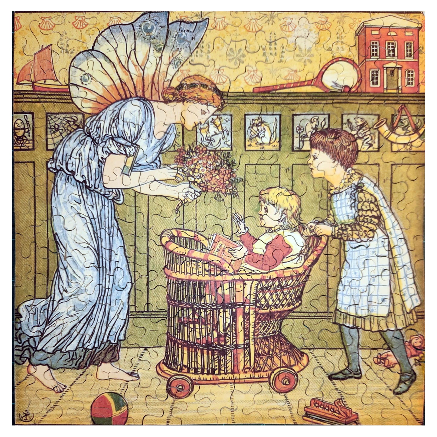 1010-169 The Baby's Bouquet - Walter Crane, 1878