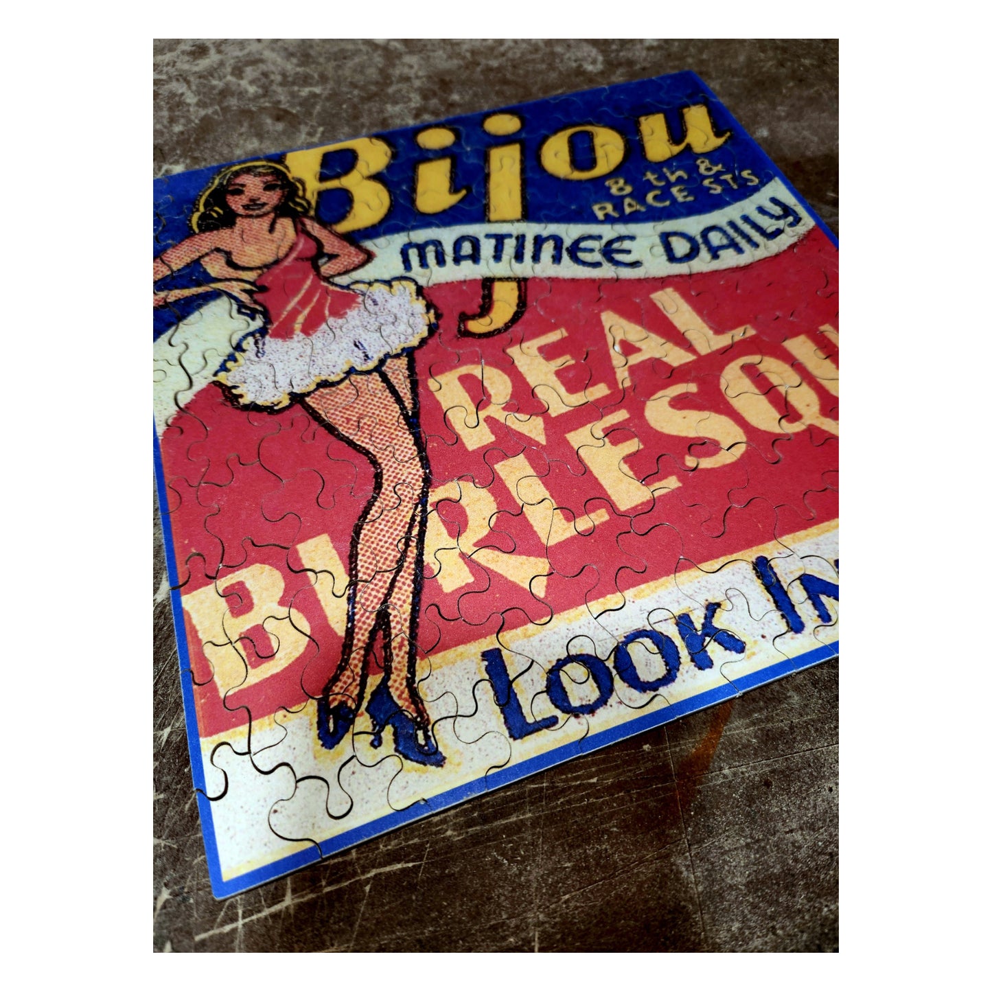 1010-69 Bijou, Real Burlesque Look Inside Matchbook Cover