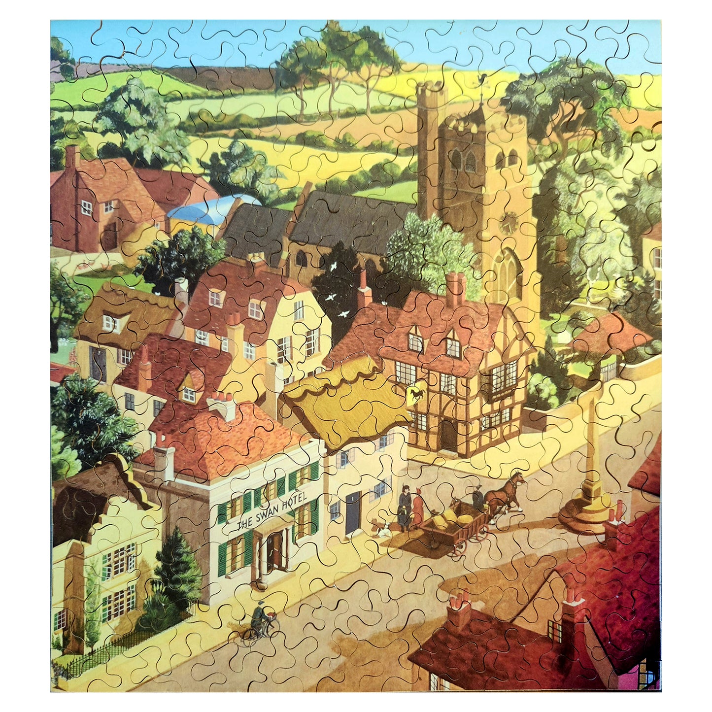 1011-26 Rural English Town - W.R. Earthrowl