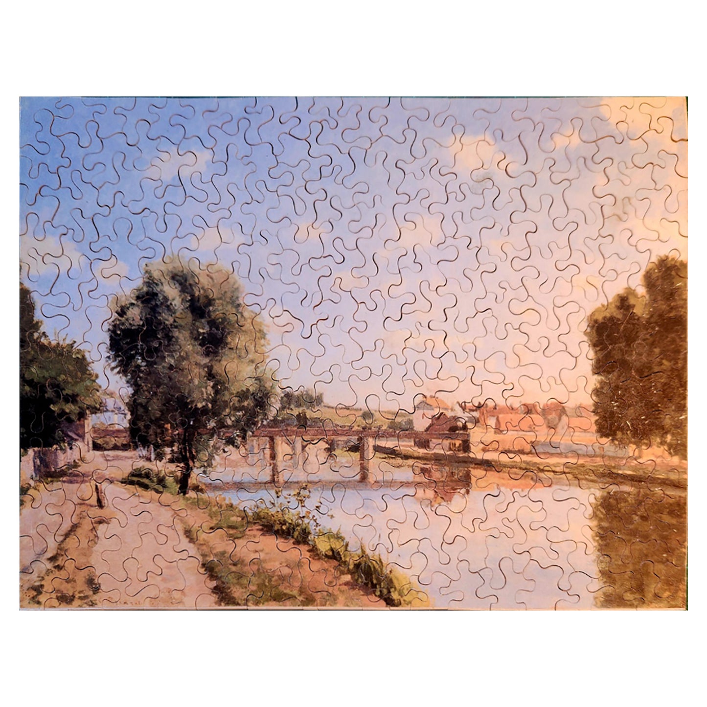 1013-106 Le Pont Du Chemin De Fer, Pontoise - Camille Pissaro 1873