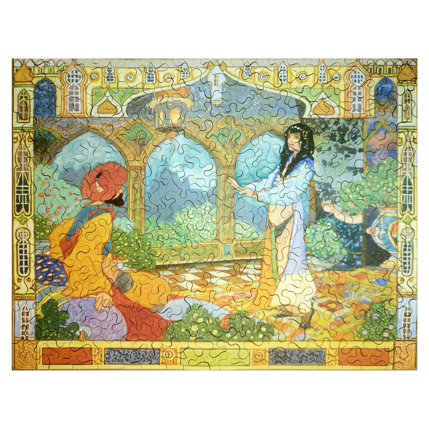 1013-126 Prince Ahmed and The Fairy - Charles Robinson 1915