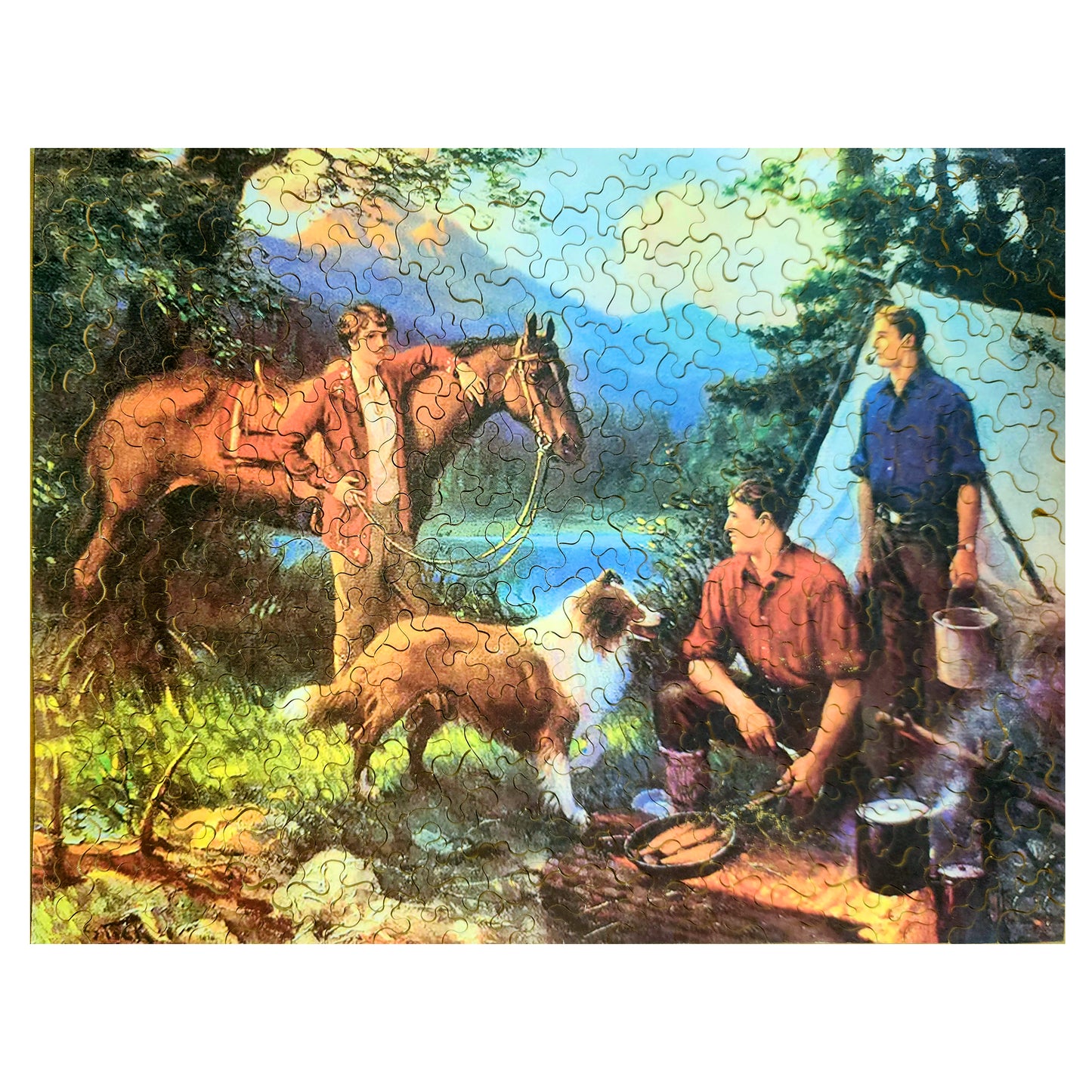 1013-146 Campers - Frank Stick