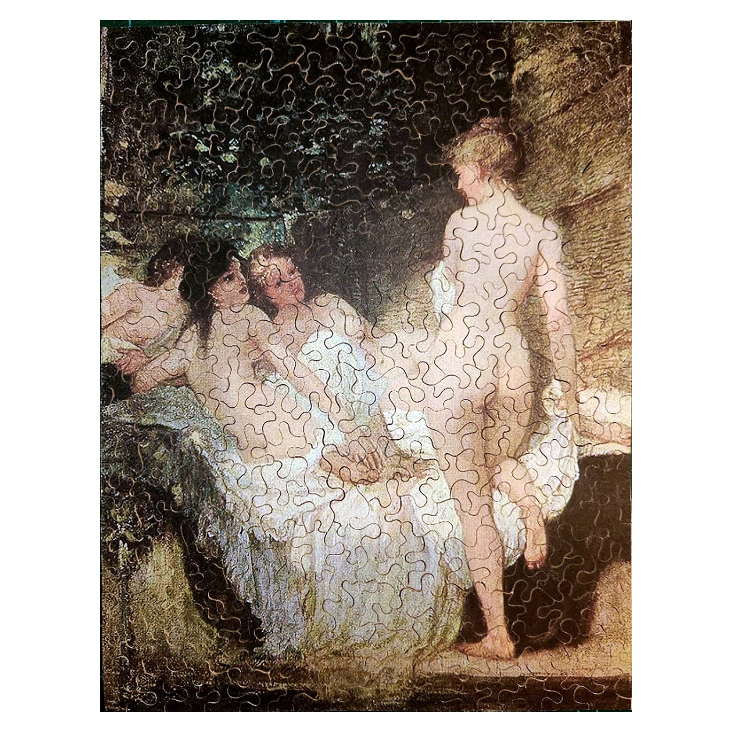 1013-99 After the Bath - Karoly Lotz 1880