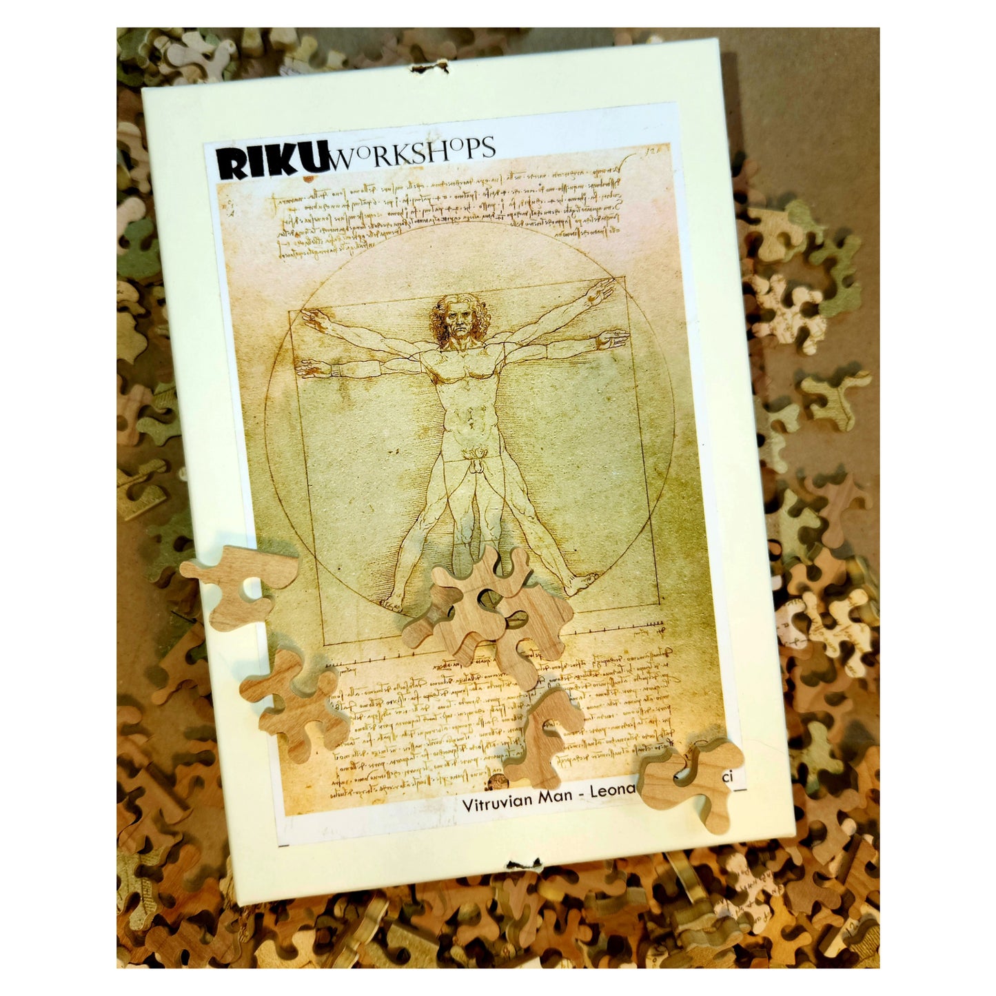1014-323 Vitruvian Man - Leonardo DaVinci, c. 1490