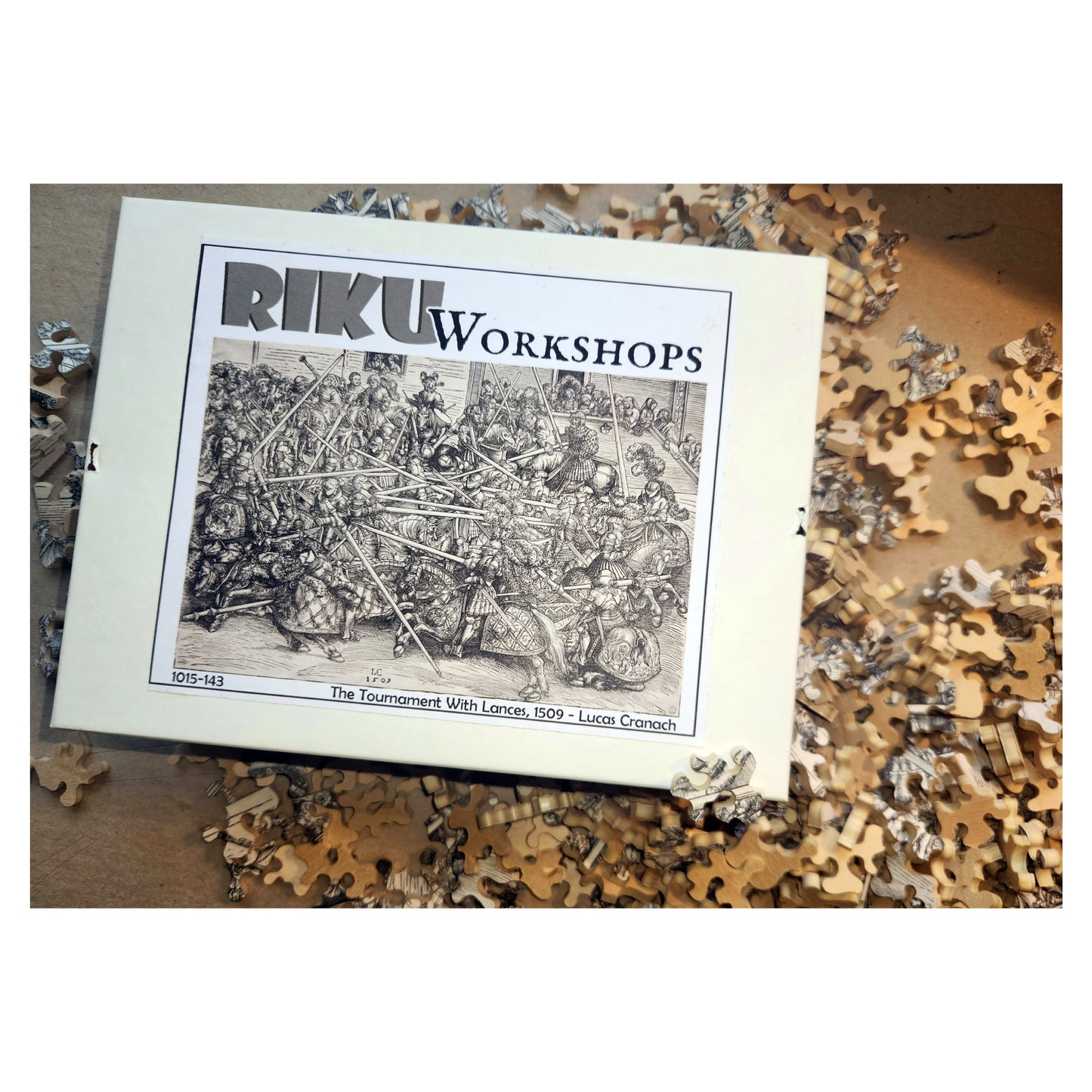 1015-143 The Tournament With Lances - Lucas Cranach 1509