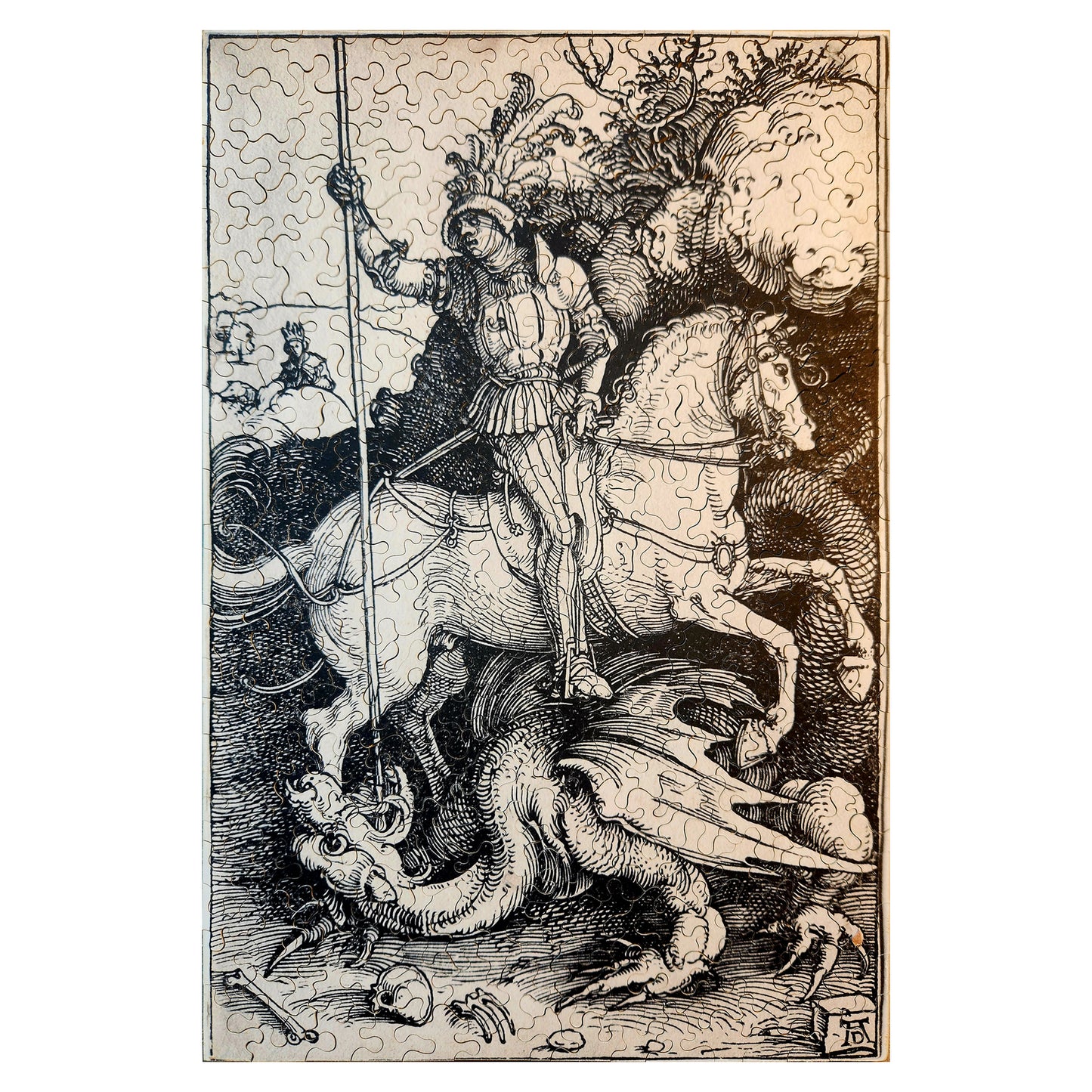 1015-626 St. George Slaying the Dragon - Albrecht Durer 1504