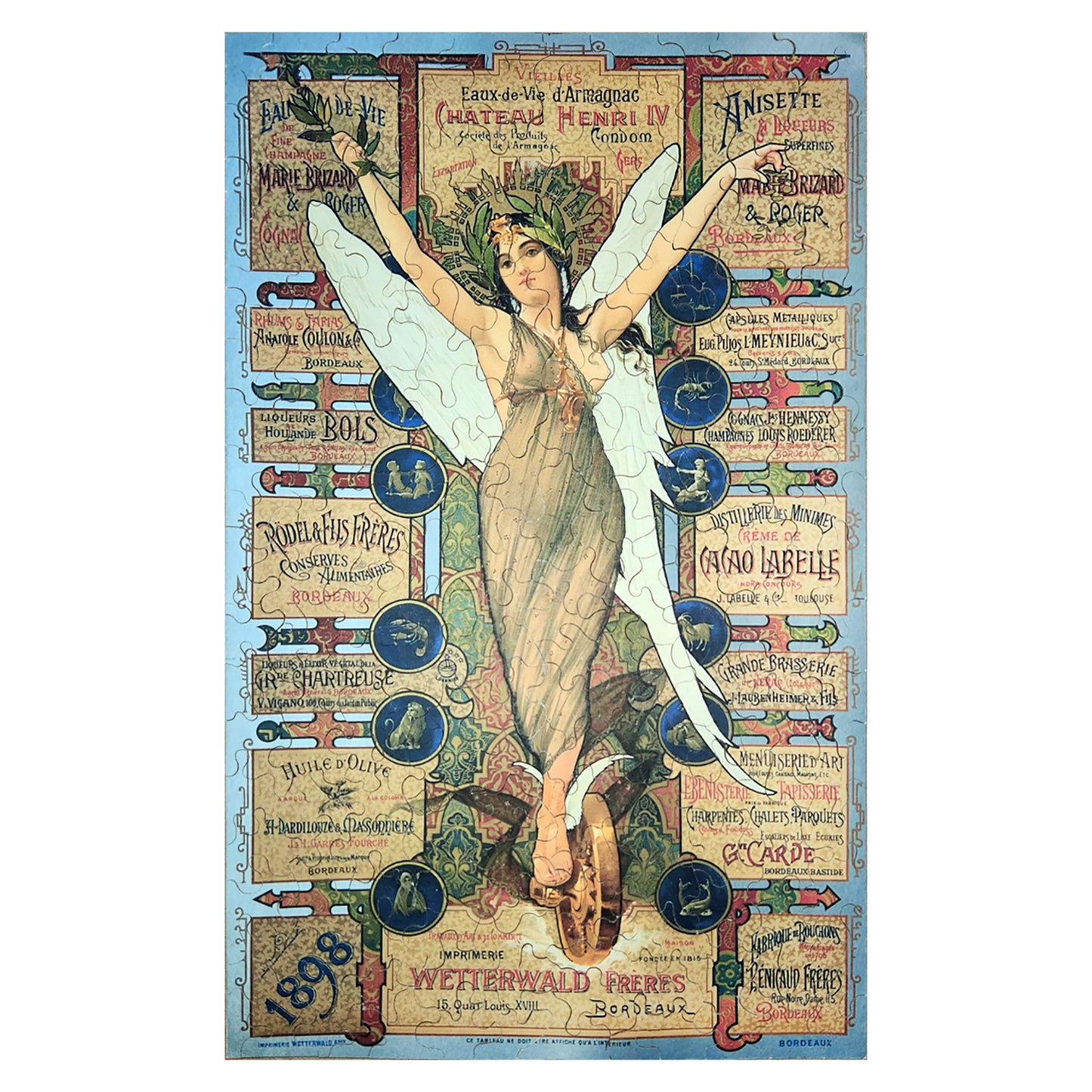 1016-50 Vielles Eaux-De-Vie D'Armagnac Chateau Henri IV