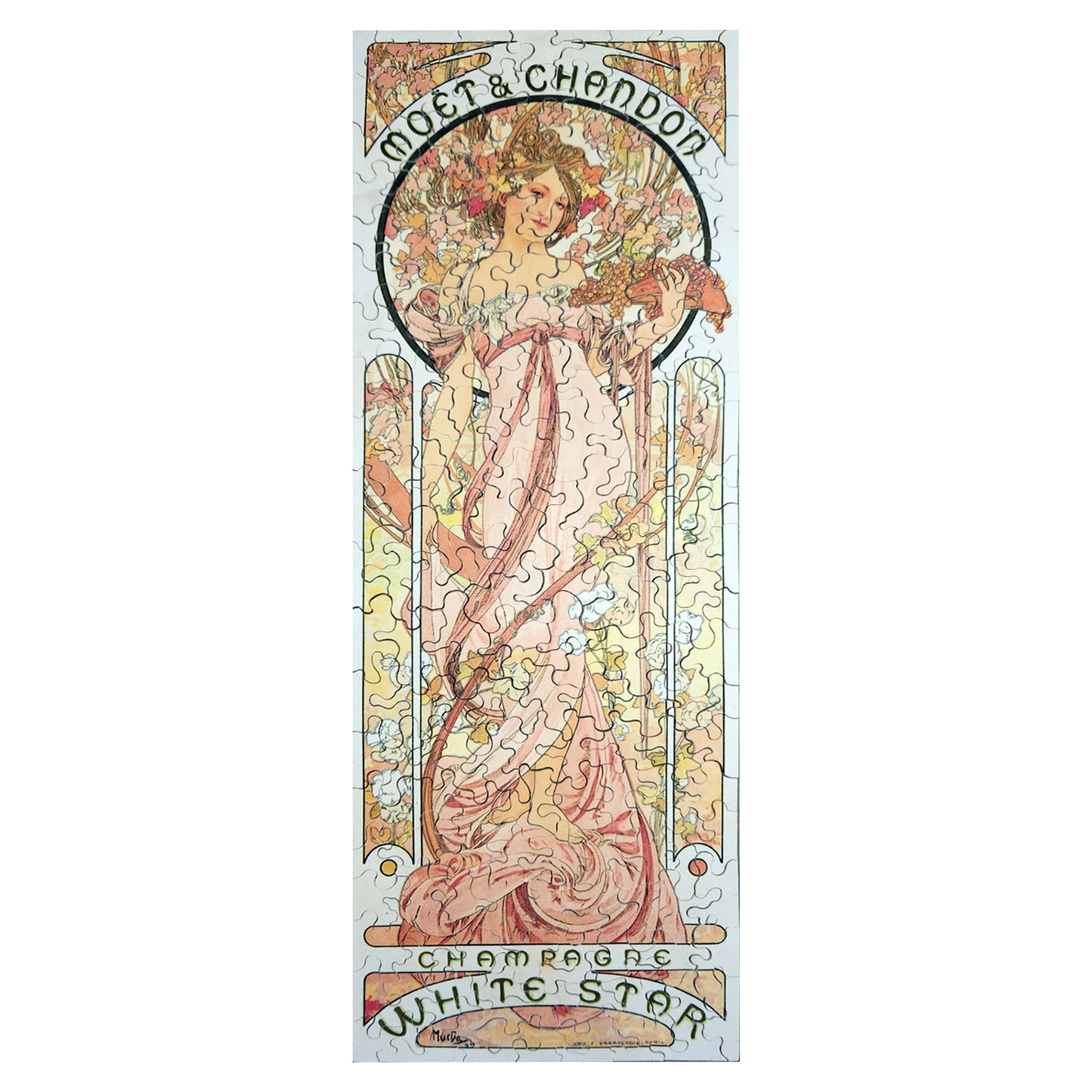 616-08 M&C Champagne, White Star - Alphonse Mucha