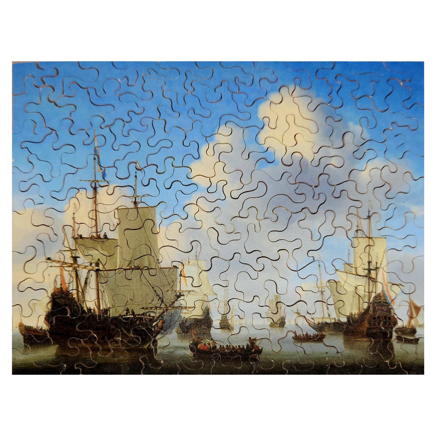 68-263 Dutch Ships in a Calm Sea - Willem van De Velde