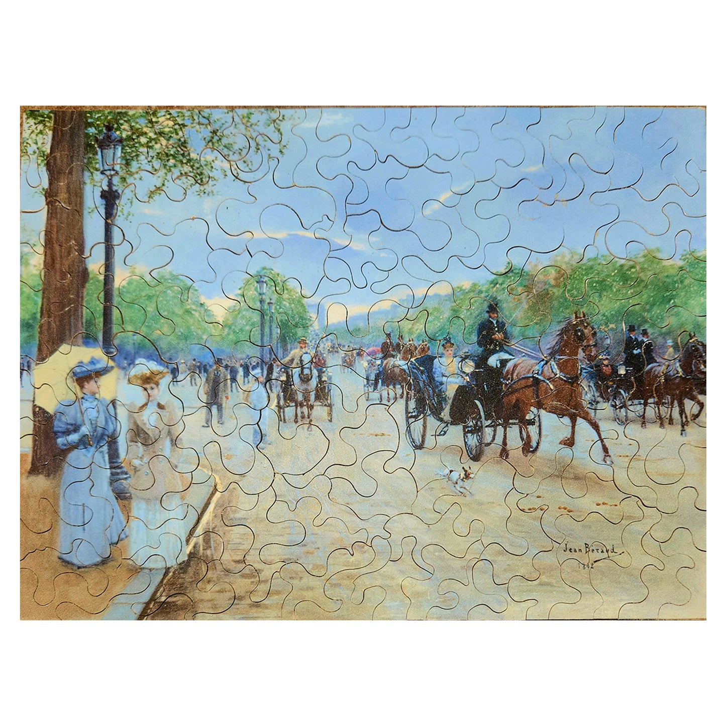 68-36 Sur Les Champs Elysees - Jean Beraud, 1892