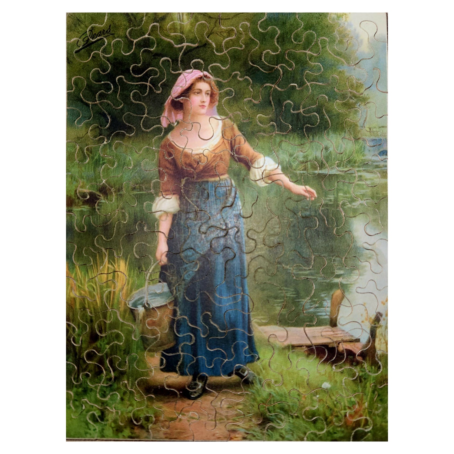 68-93 A Rustic Beauty - William Affleck (Pears Annual, 1912)