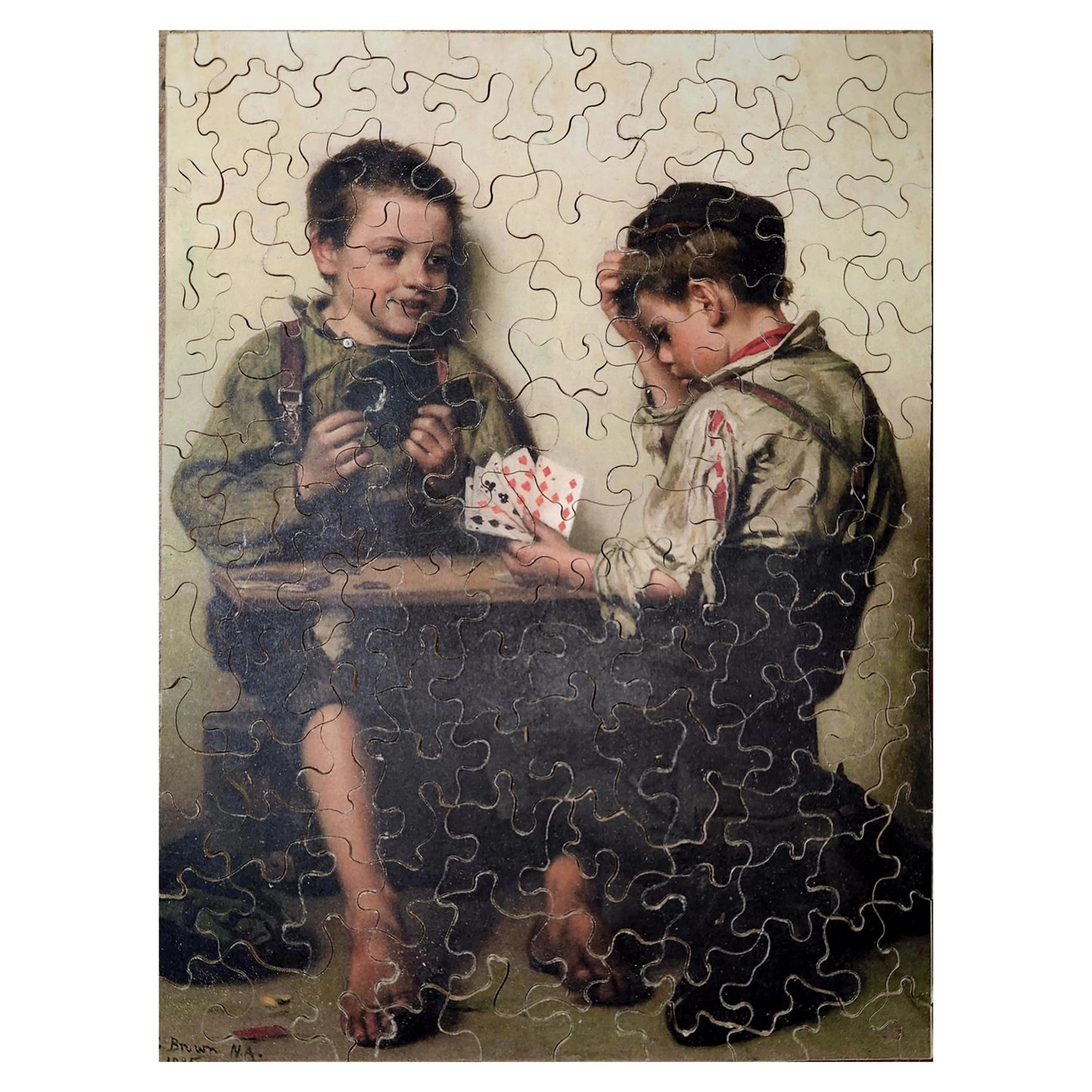 912-19 Bluffing - John George Brown