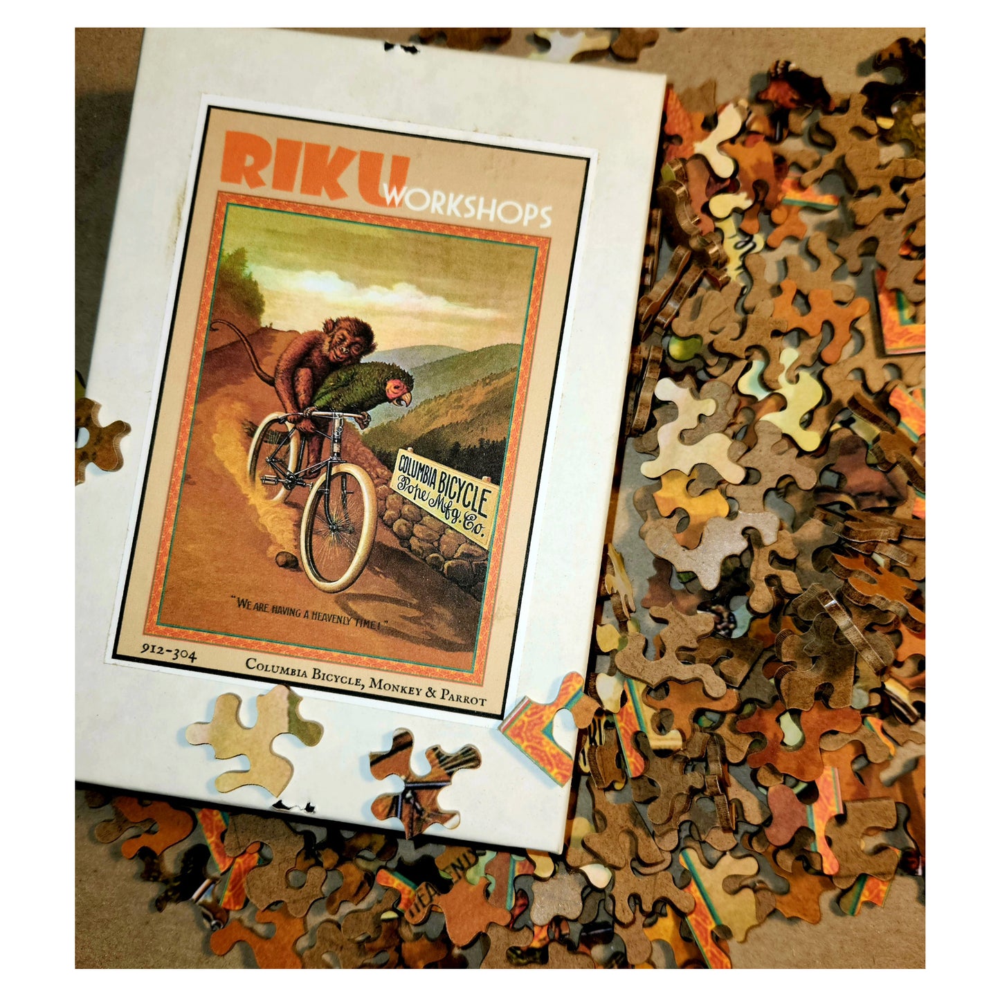 912-304 Columbia Bicycle - "We Are Having a Heavenly Time"