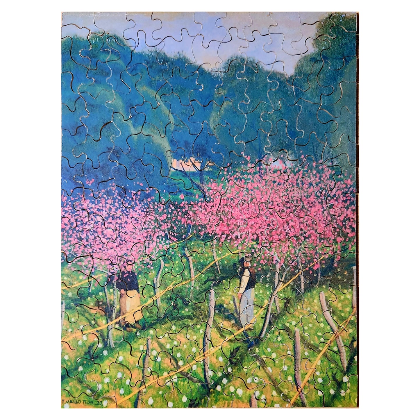 912-70 Flowering Peach Trees - Felix Vallotton