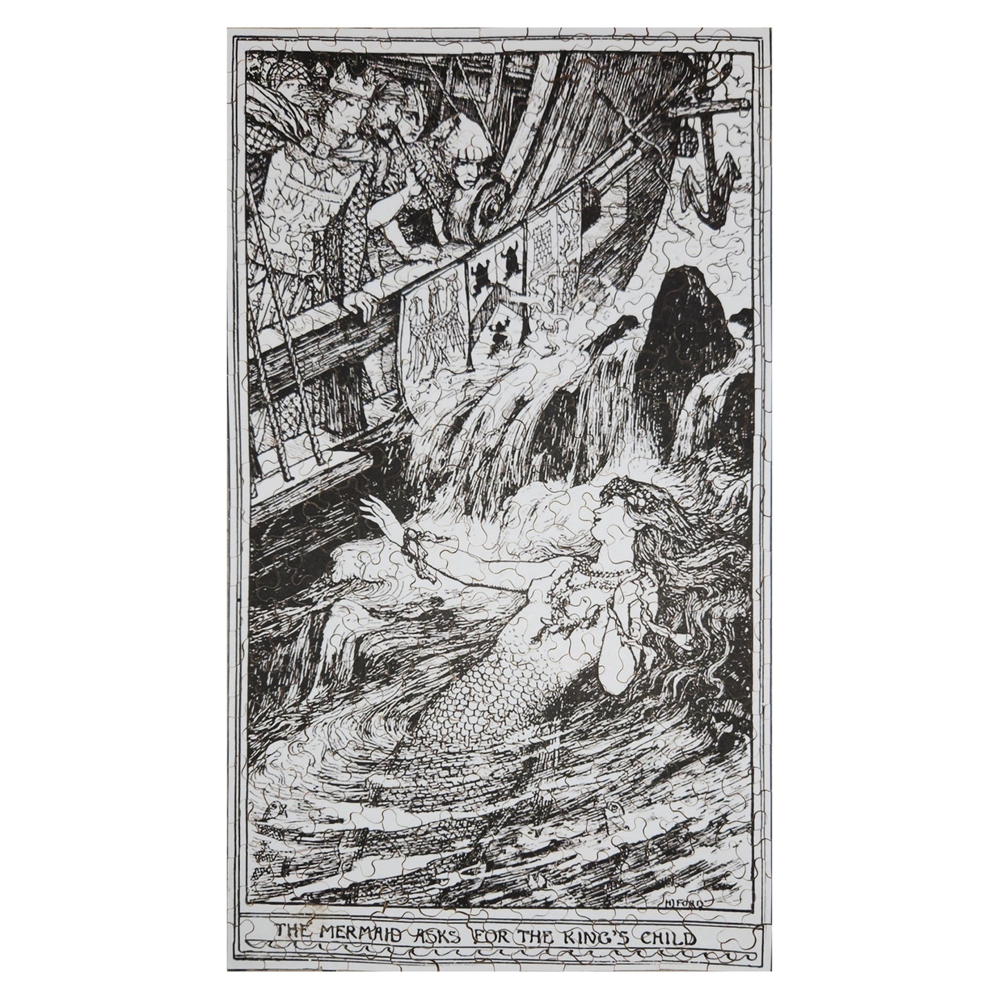 916-211 The Mermaid Asks For the King's Child - Henry Justice Ford