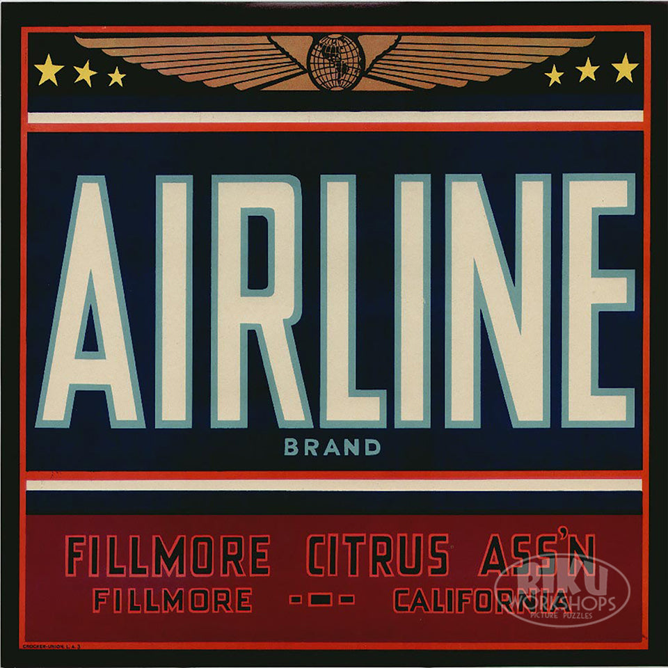 1010-118 Airline Brand Fruit Crate