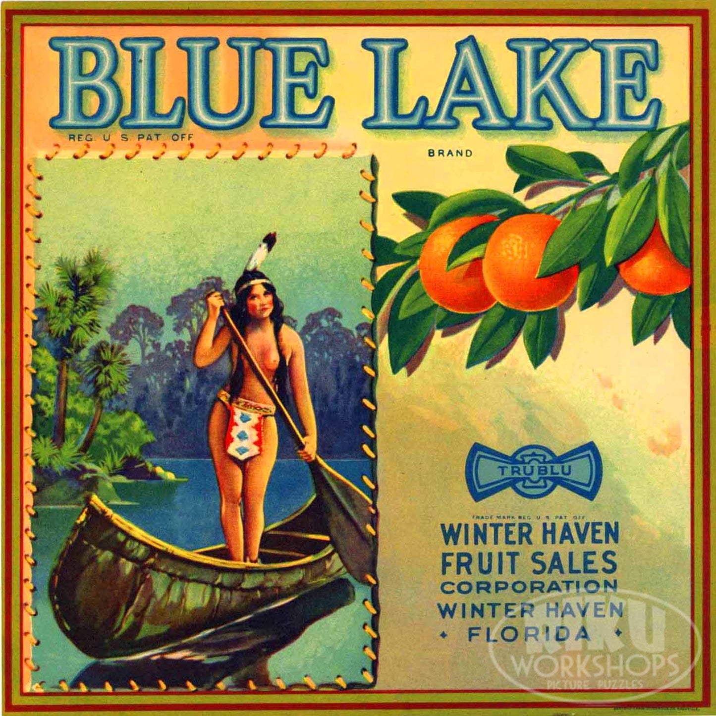 1010-51 Blue Lake Fruit Crate