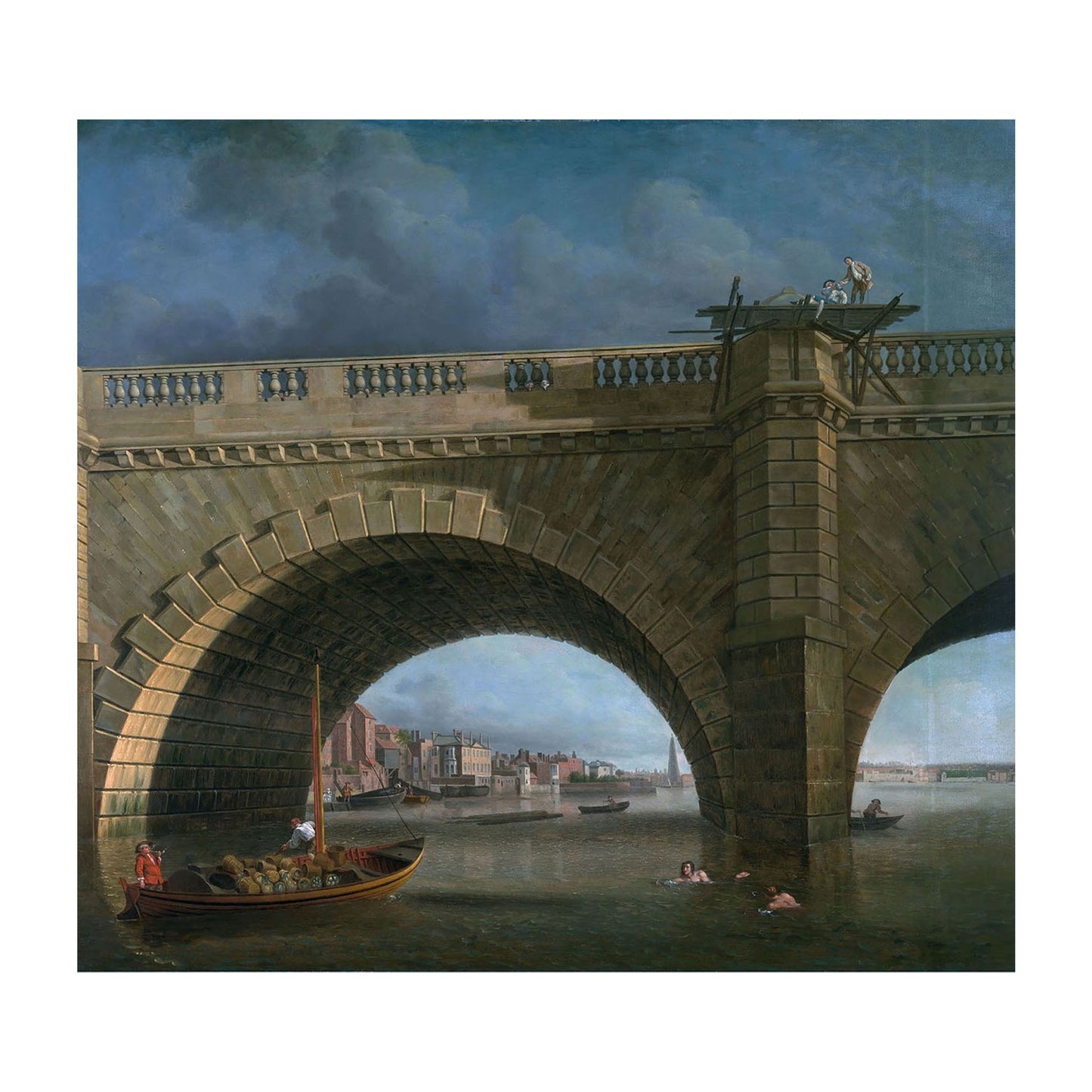 1011-04 An Arch of Westminster Bridge - Samuel Scott