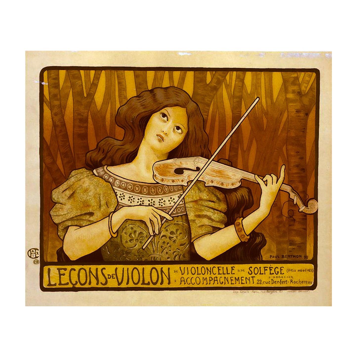 1012-02 Lecons De Violon - Paul Berthon, 1899