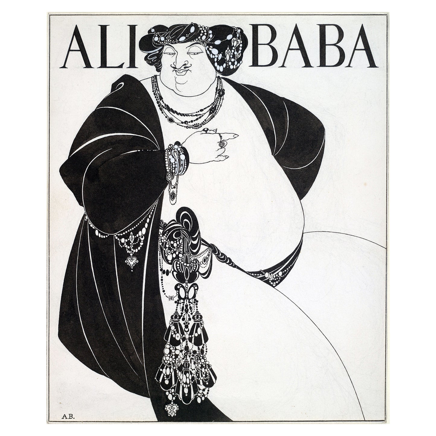 1012-60 Ali Baba - Aubrey Beardsley