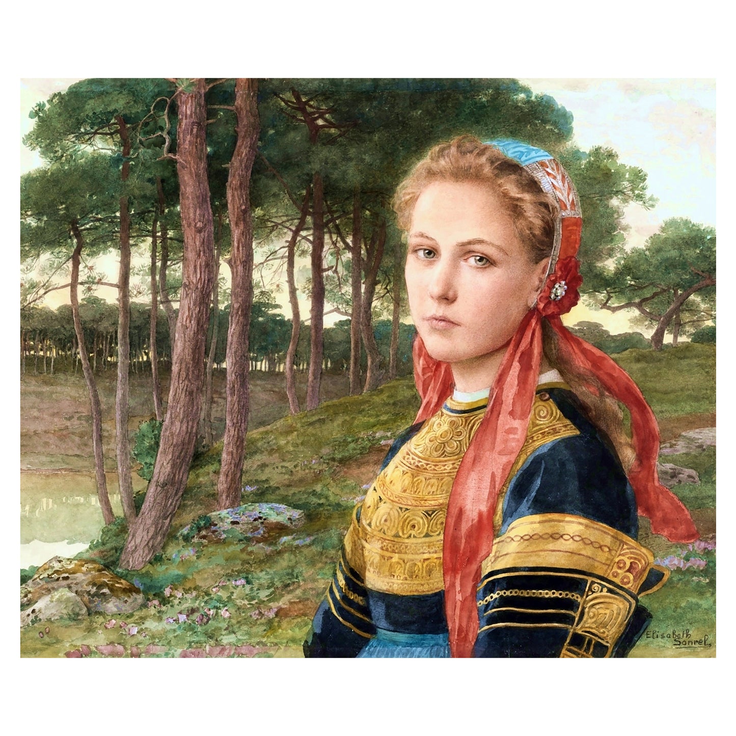 1012-76 Russian Girl - Elizabeth Sonrel