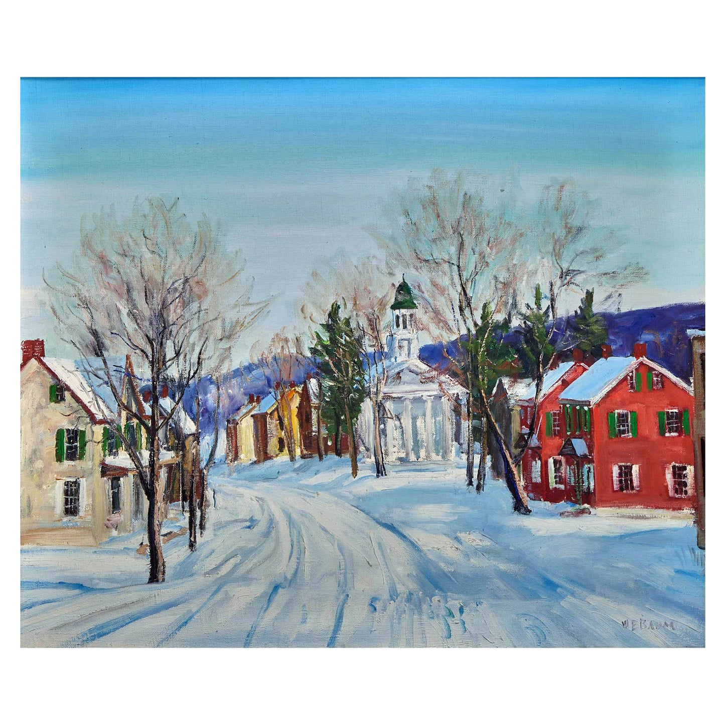 1012-78 Village in Winter - Emerson Baum