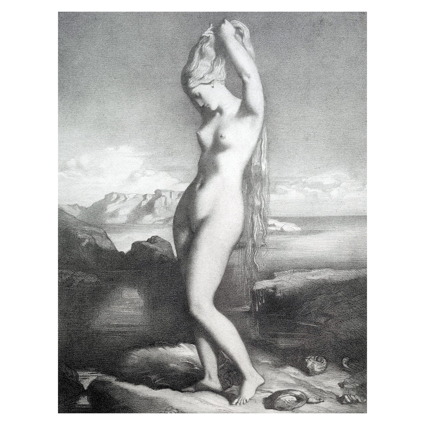 1013-34 Venus Anadyomene - Theodore Chasseriau