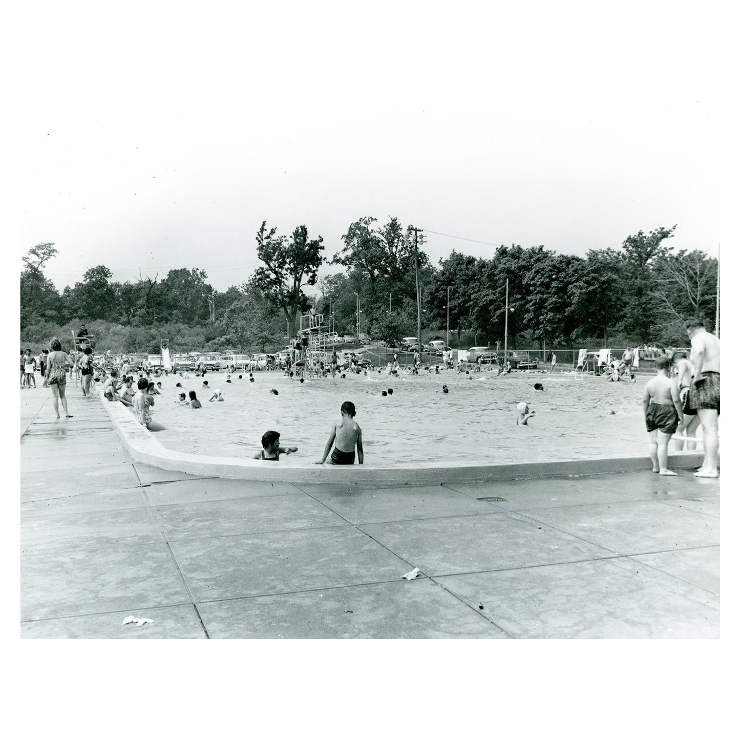 1013-53 Rocky Point Park, Salt Water Pool - Warwick, RI, 1950's