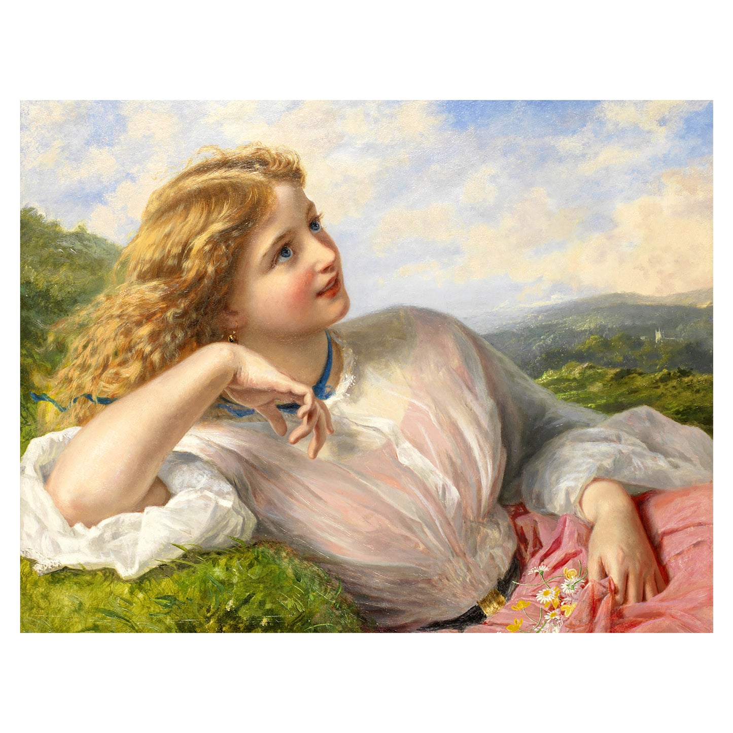 1013-54 The Song of The Lark - Sophie Anderson, 1903