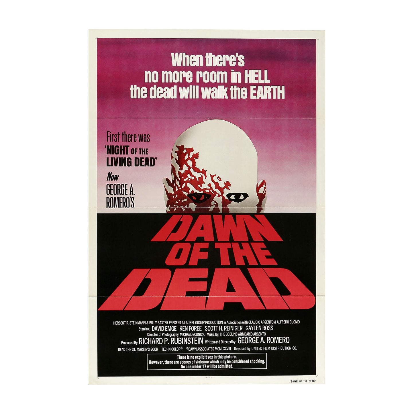 1015-135 Dawn of The Dead - 1978, United Film Distribution Company