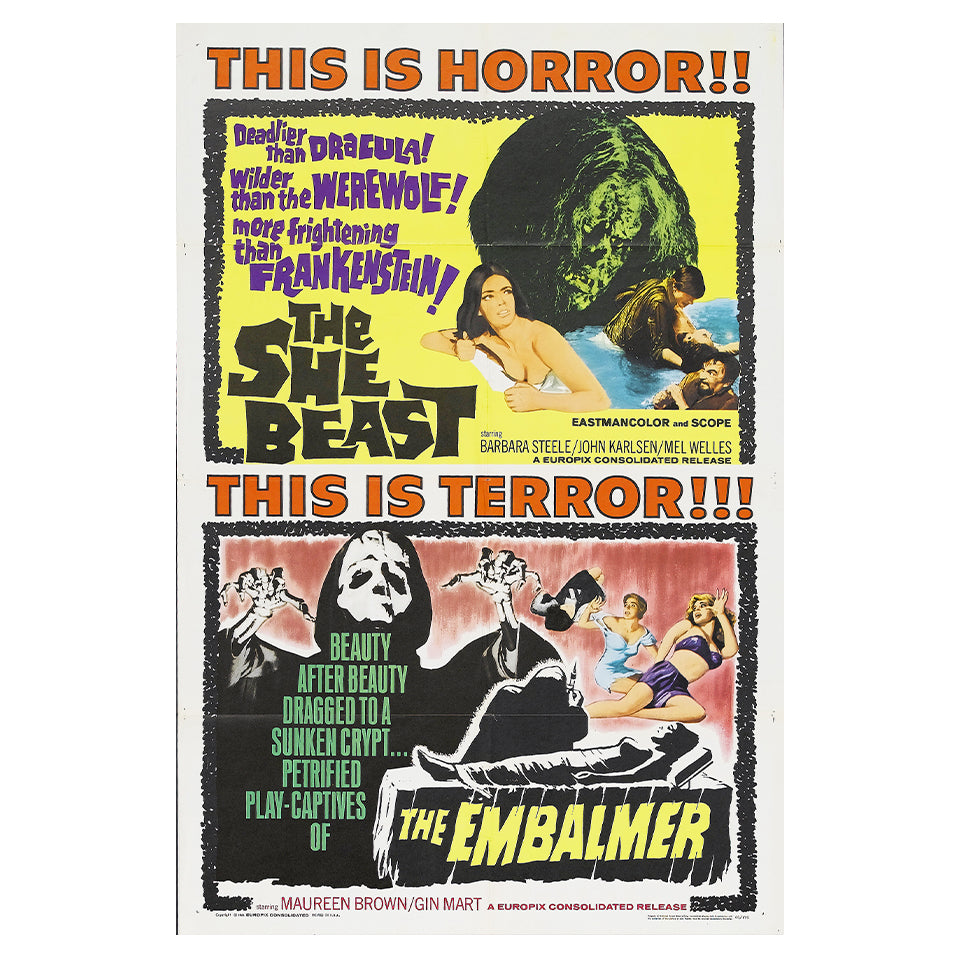 1015-269 The She Beast/The Embalmer - 1966, Miracle Films