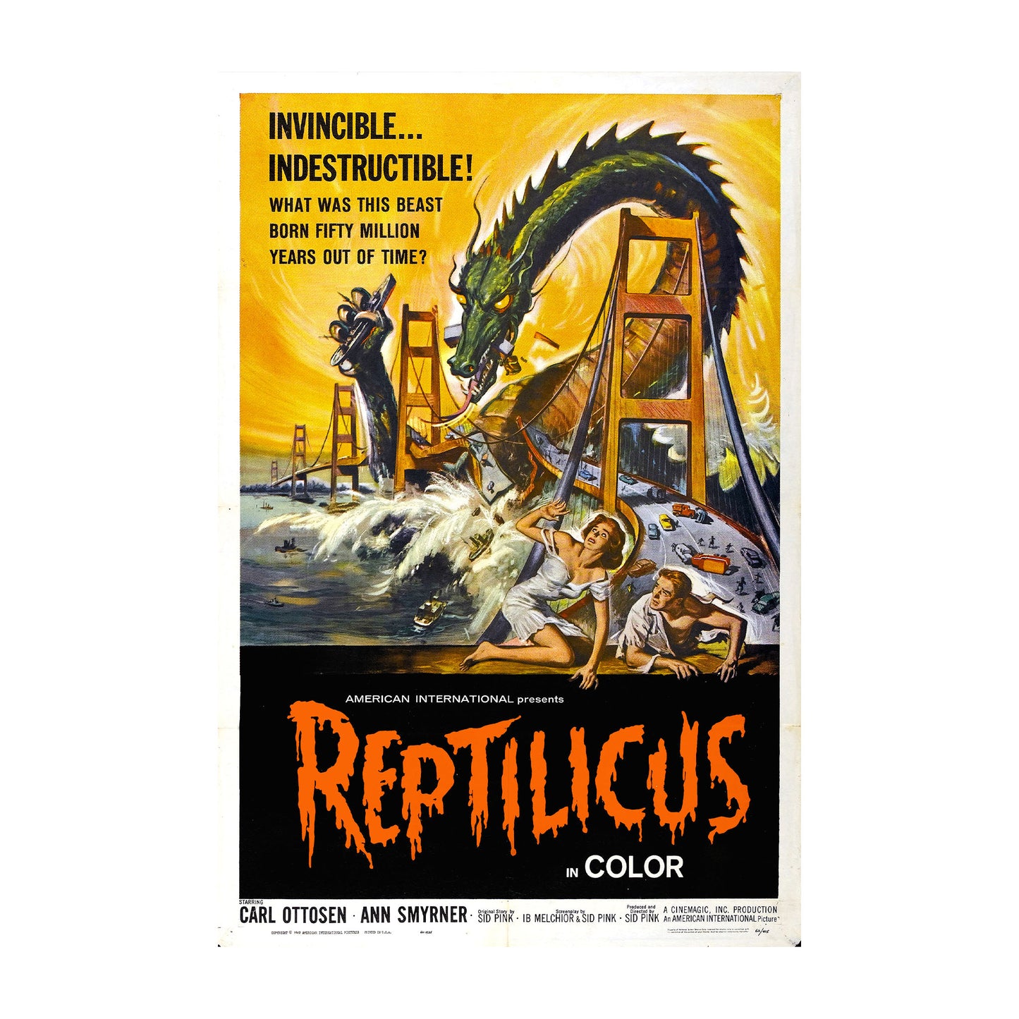 1015-27 Reptilicus, 1961 American International Pictures