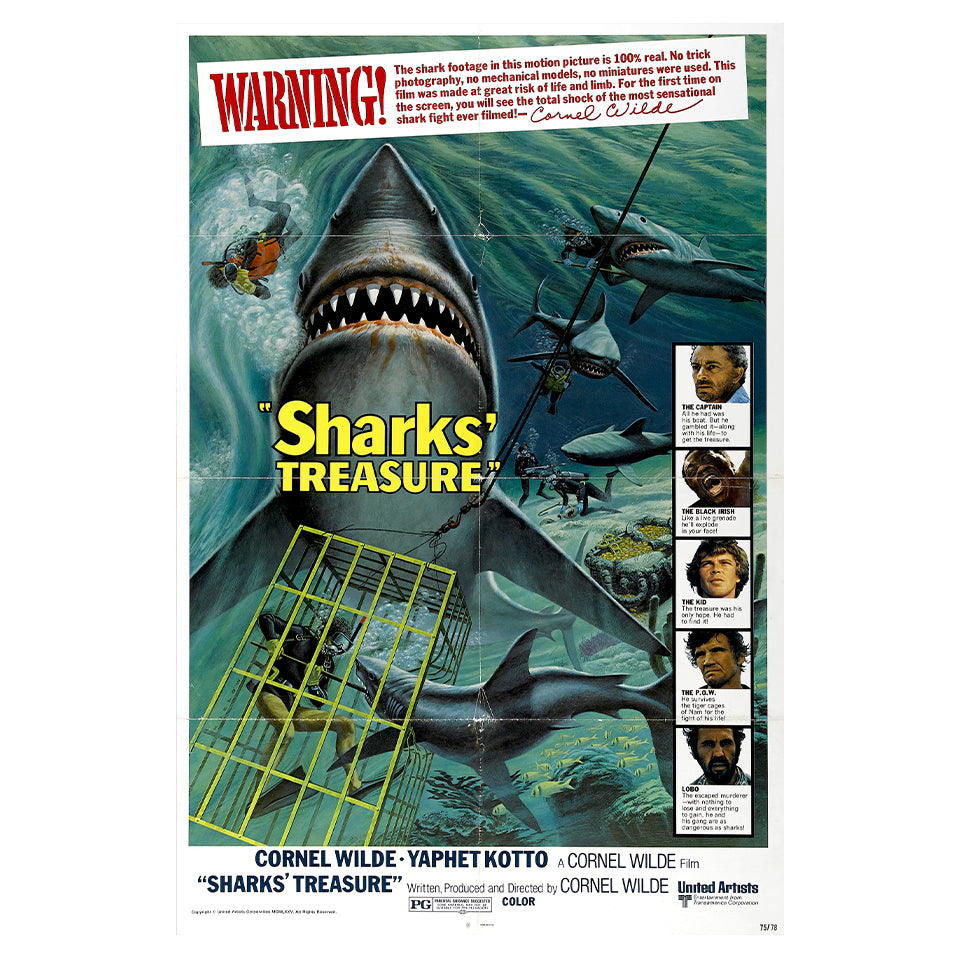 1015-270 Sharks' Treasure - 1975, UA