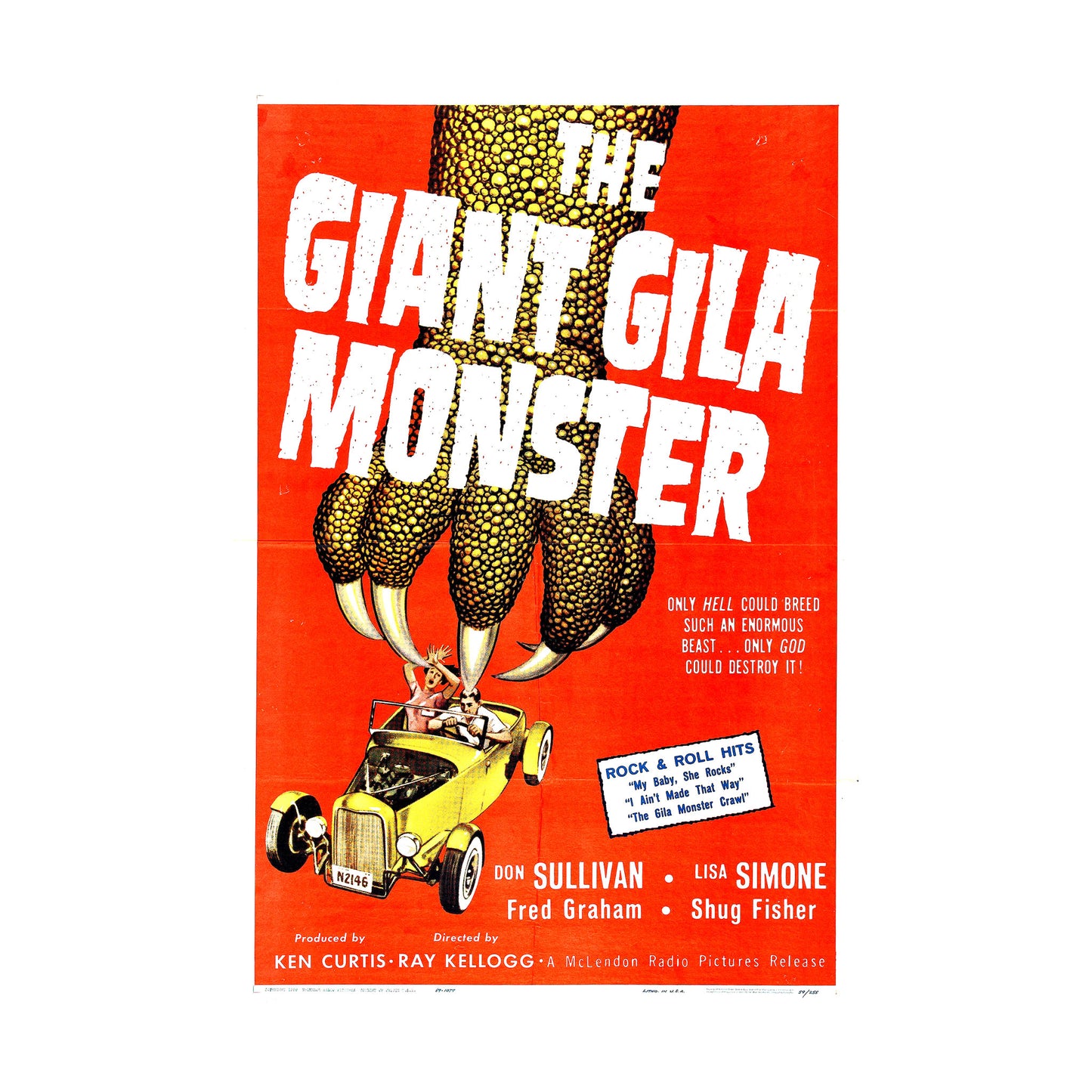 1015-41 The Giant Gila Monster - 1959, McLendon Radio Pictures