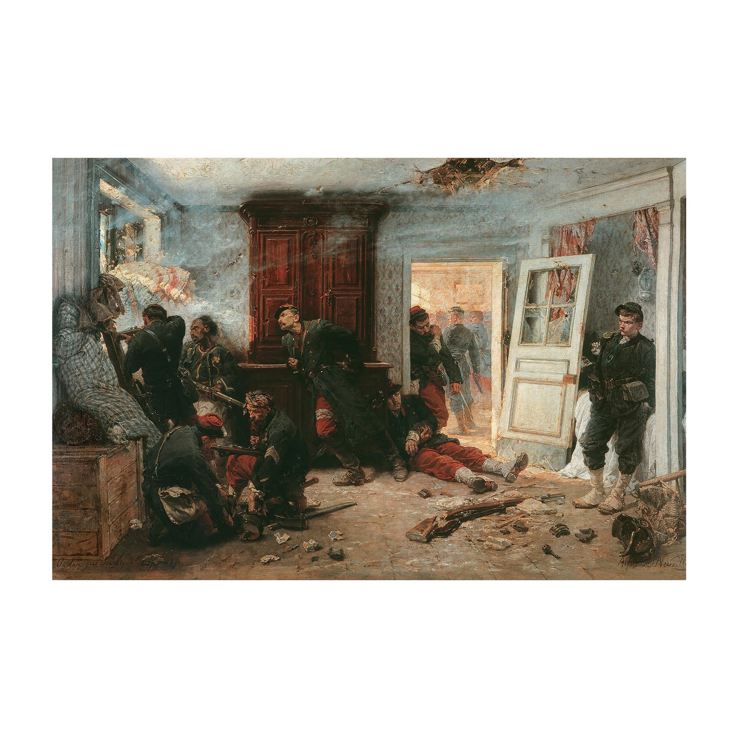 1015-49 The Last Cartridges - Alphonse-Marie-Adolphe De Neuville