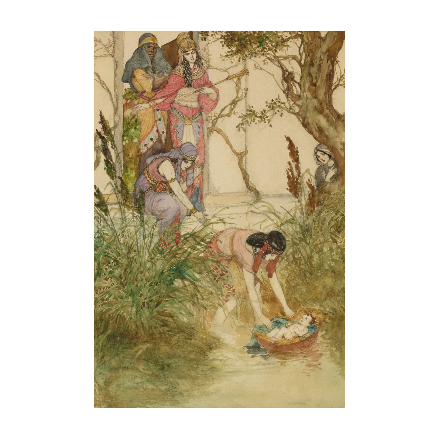 1015-64 Moses, Child of The Nile - Willy Pogany