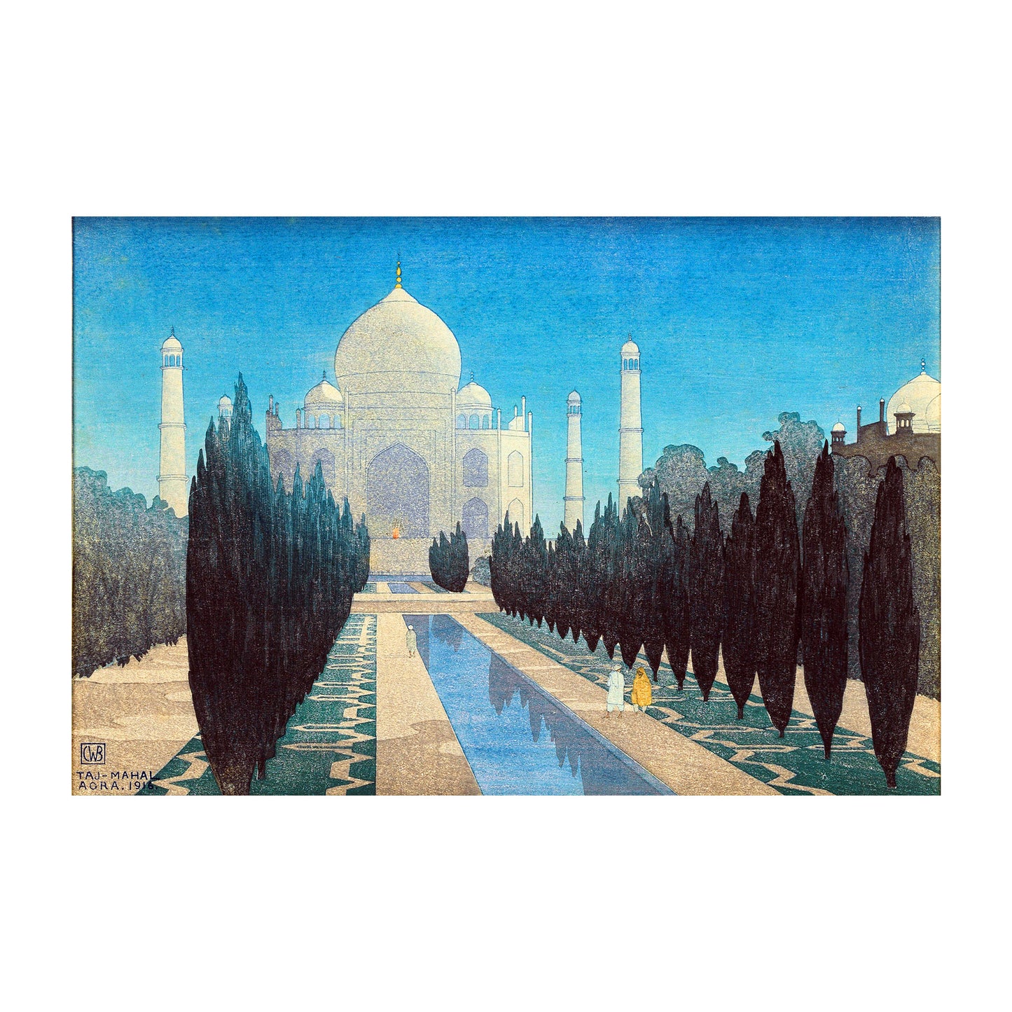 1015-83 Taj Mahal, 1916 - Charles Bartlett