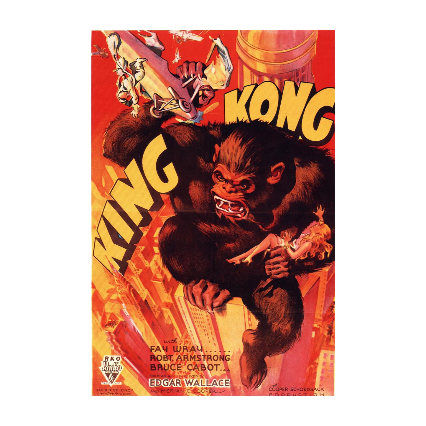 1015-99 KING KONG (red) 1933 RKO