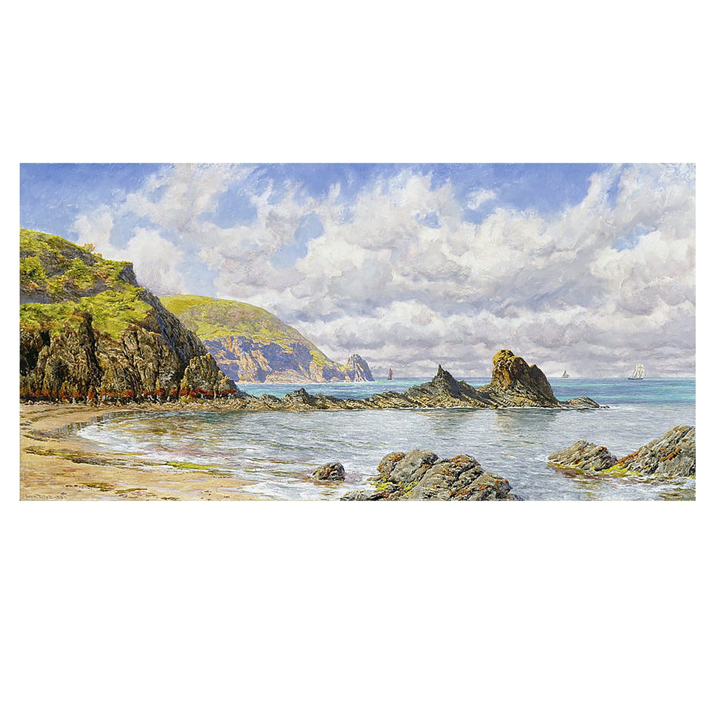 Forest Cove, Cardigan Bay (Aberfforest, Wales) - John Brett, 1883