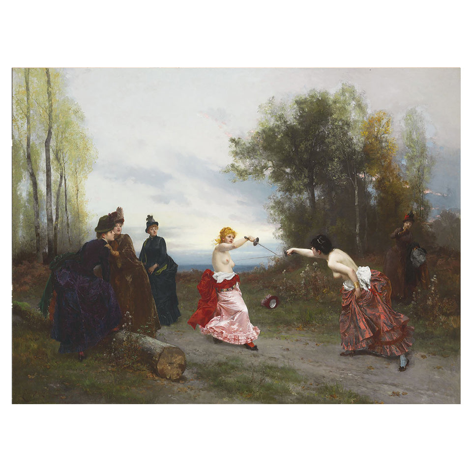 The Duel - Emile-Antoine Bayard, 1884