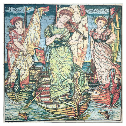 1010-165 I Saw Three Ships - Walter Crane