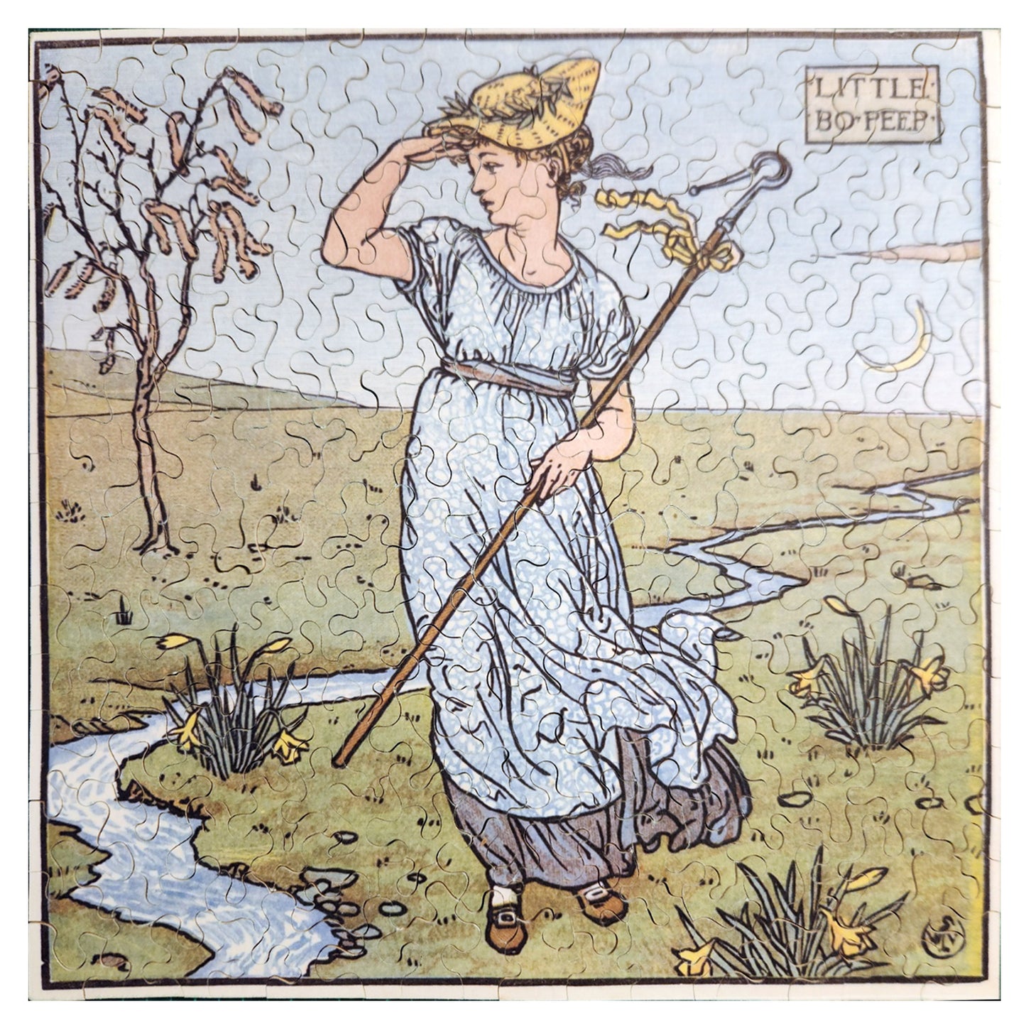 1010-166 Little Bo Peep - Walter Crane