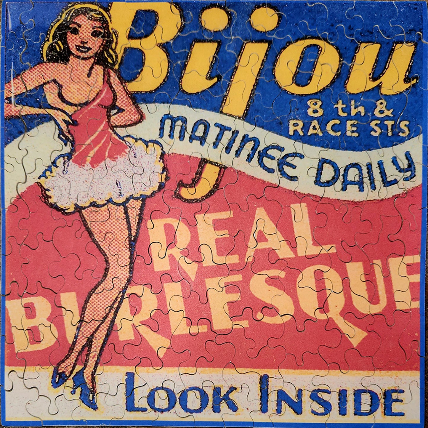 Bijou, Real Burlesque Look Inside Matchbook Cover