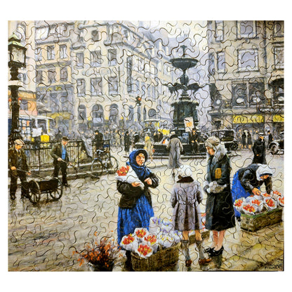 1011-21 Bunch of Red Tulips - Paul Fischer