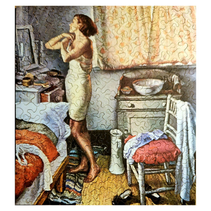 1011-28 The Bedroom - Laura Knight