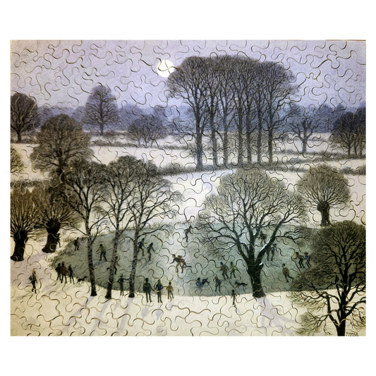 1012-116 Skating at Night - Ronald Lampitt