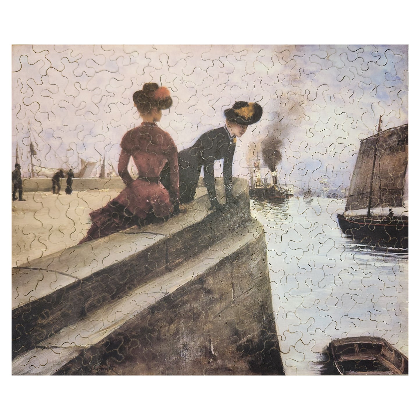 1012-26 On The Jetty, Le Havre - Norbert Goeneutte,1887