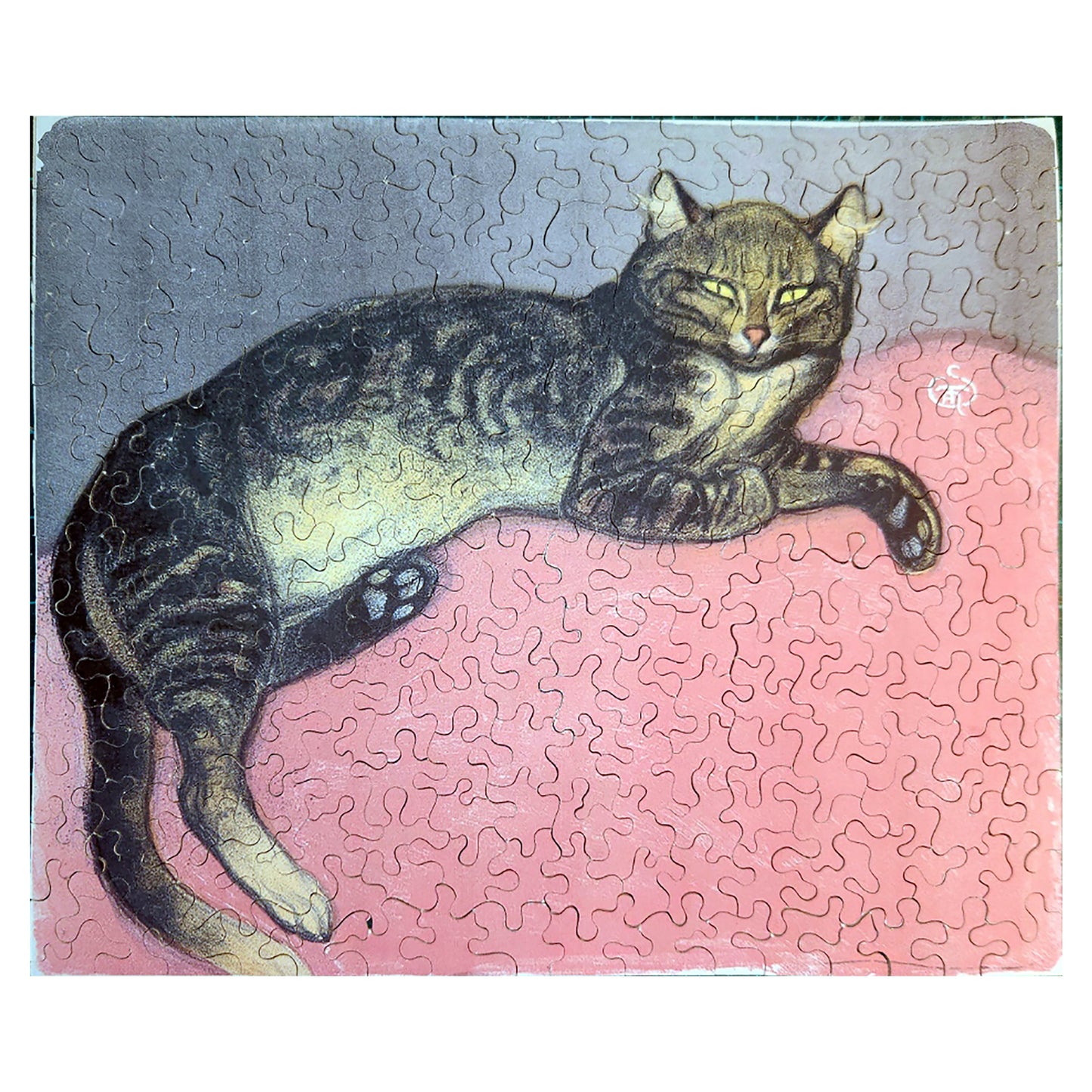 1012-49 Cat on a Cushion - Theophile Steinlen, 1909